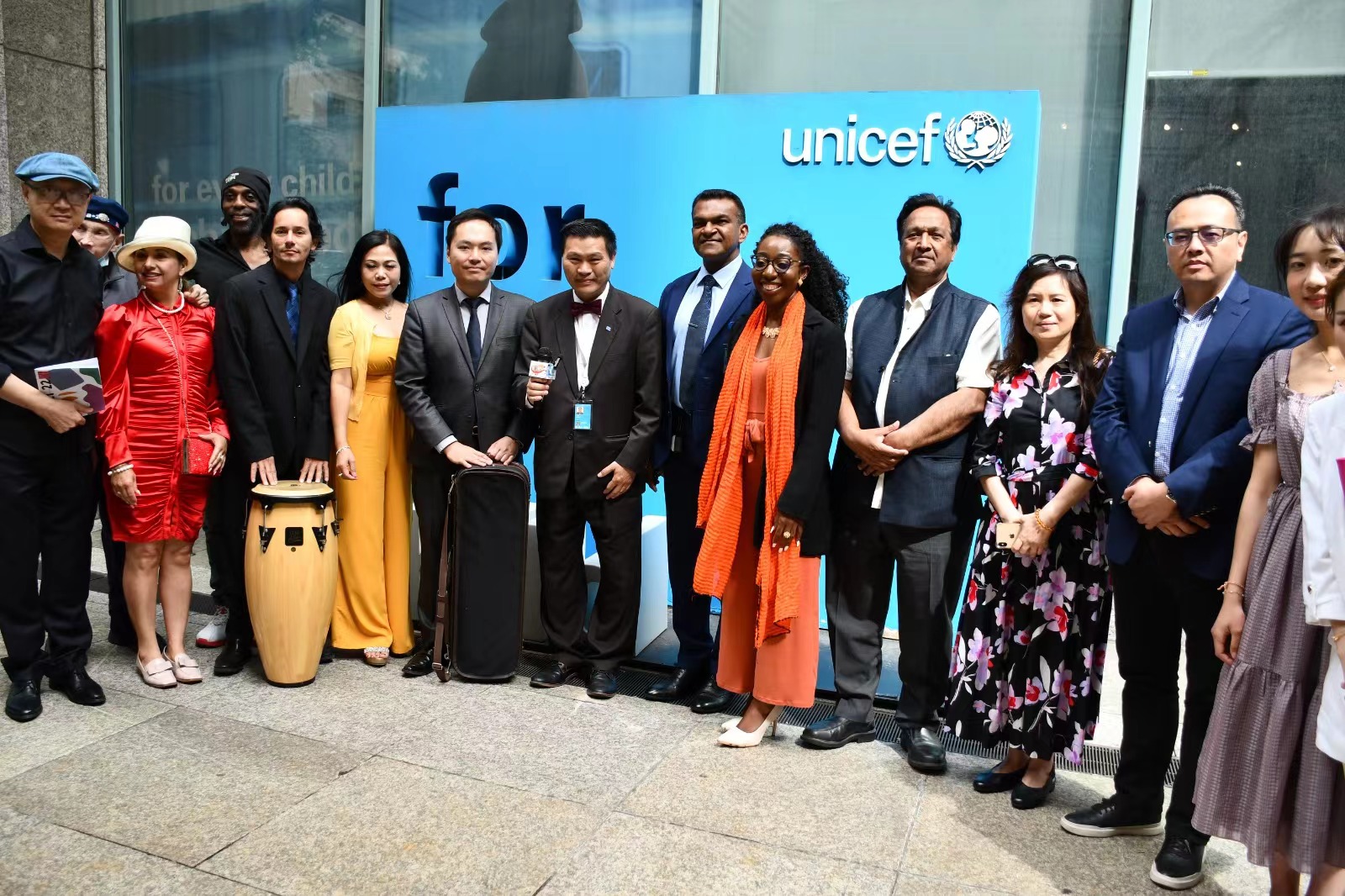 聯合國網合集團舉辦的聯合國和平音樂會慶功盛典