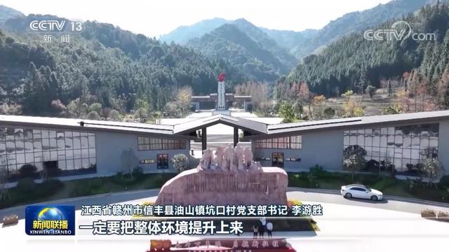 「党旗在基层一线高高飘扬」江西坑口村：“红色”村庄甜蜜事