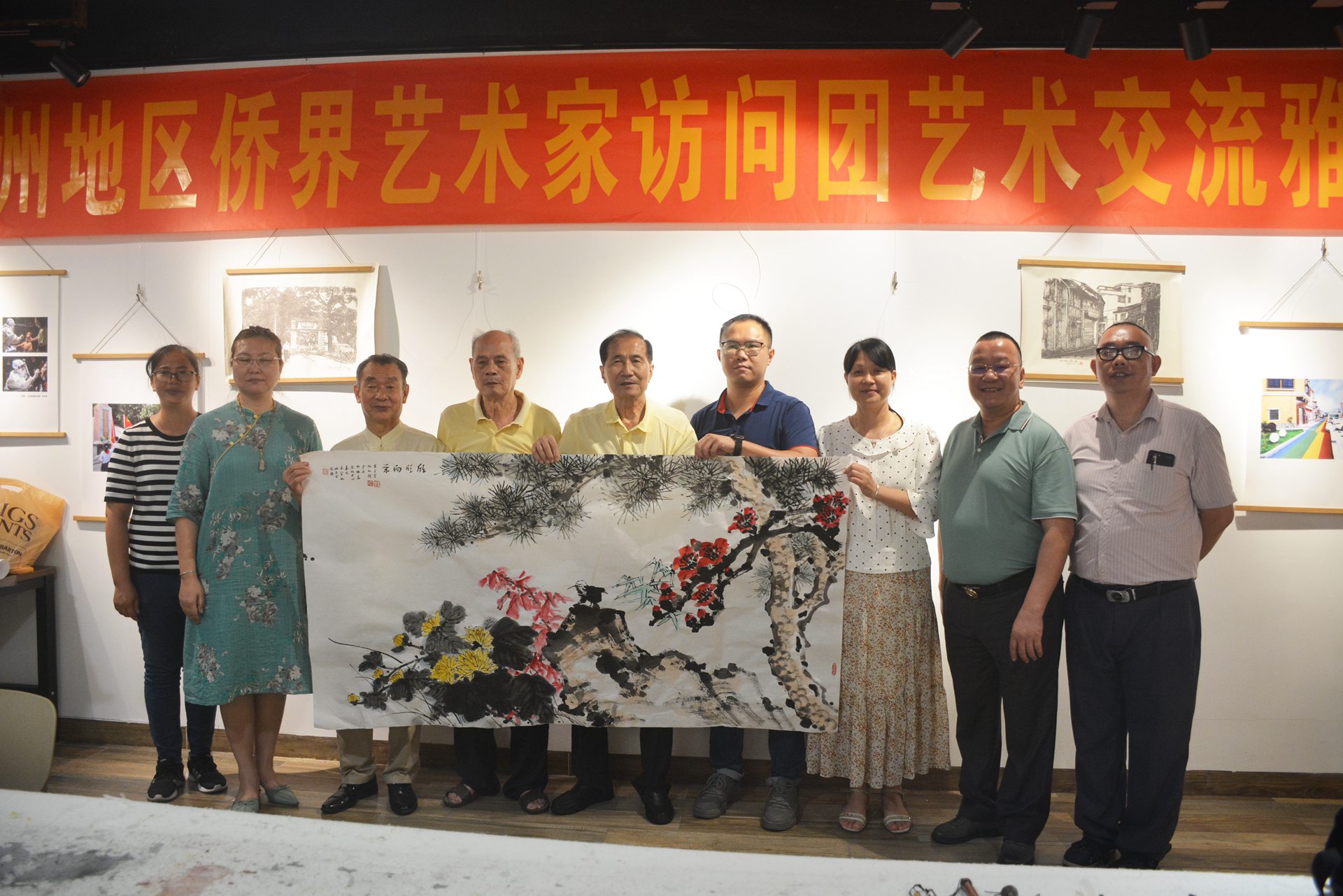 广州地区侨界艺术家代表团走进杜阮寻找最美侨乡