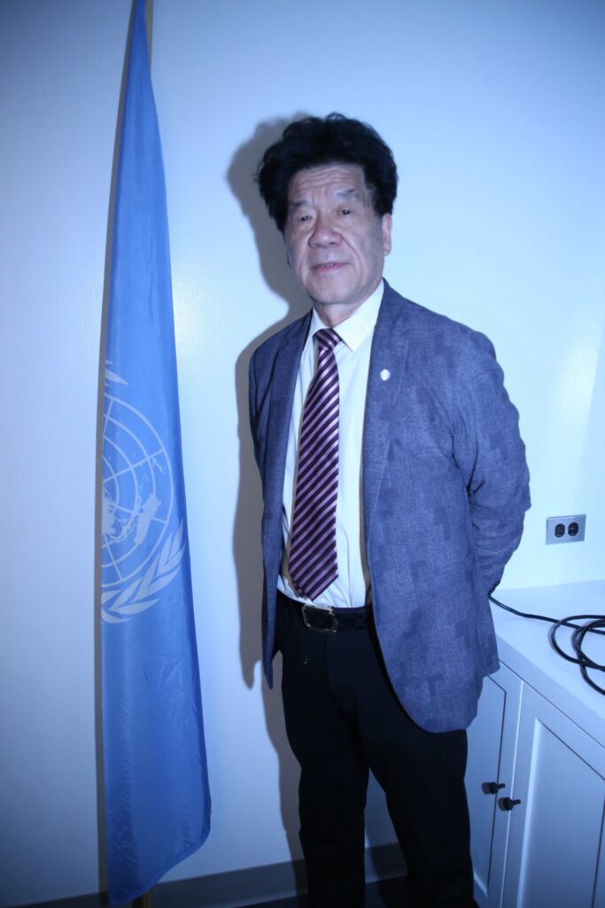 庆祝联合国妇女大会暨联合国和平音乐会颁奖盛典-联合国网合集团林安迪主席向中国人民和世界各国人民拜年