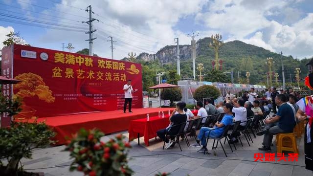 贵州省龙里县盆景艺术盛宴:庆祝中秋国庆,助推旅游与乡村振兴