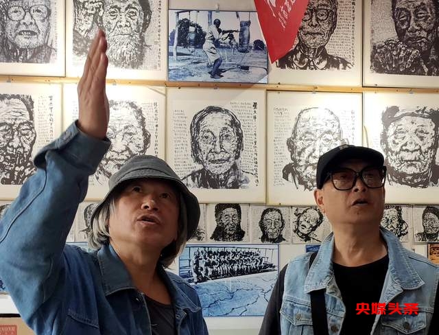 “杜宁抗战美术馆”未正式揭牌迎来首批热心参观者