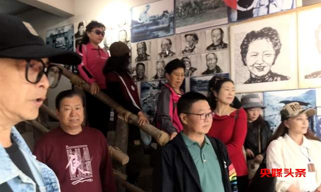 “杜宁抗战美术馆”未正式揭牌迎来首批热心参观者