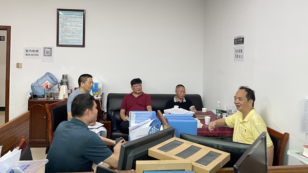 新化县党史学习教育第六巡查组到经发集团巡回指导工作